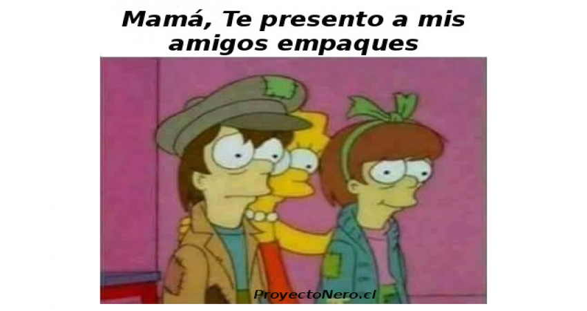 Mamá, te presento a mis amigos empaques